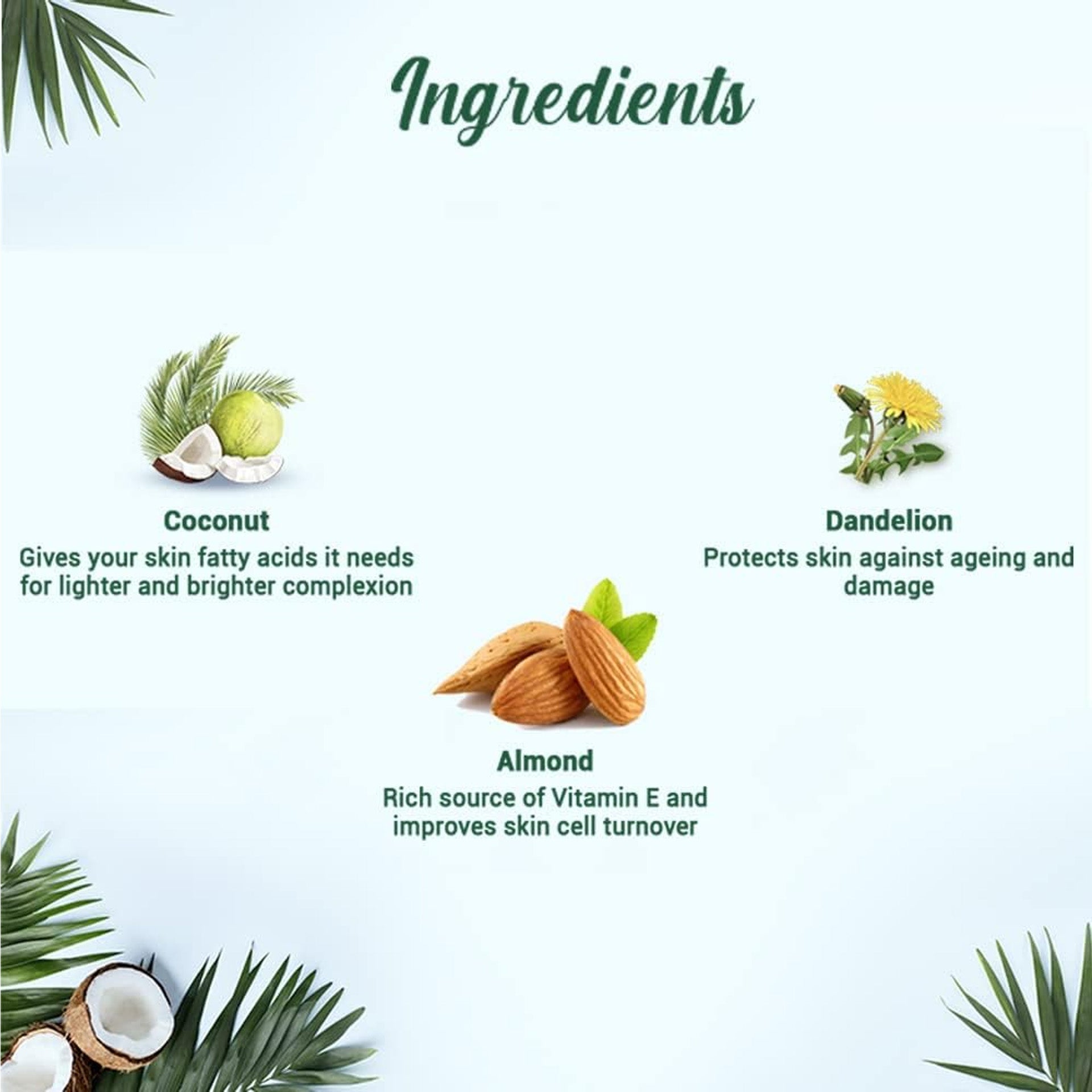 Biotique Bio Coconut Whitening and Brightening Cream for All Skin Types, 50g Biotique
