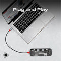 Promate 8-in 1 Transparent Ultra-Fast Multiport USB-C Hub with 100W Power Delivery Promate