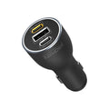 Promate 120W RapidCharge™ Car Charger with Dual Power Delivery and Quick Charge Ports Promate