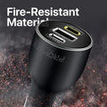 Promate 120W RapidCharge™ Car Charger with Dual Power Delivery and Quick Charge Ports Promate