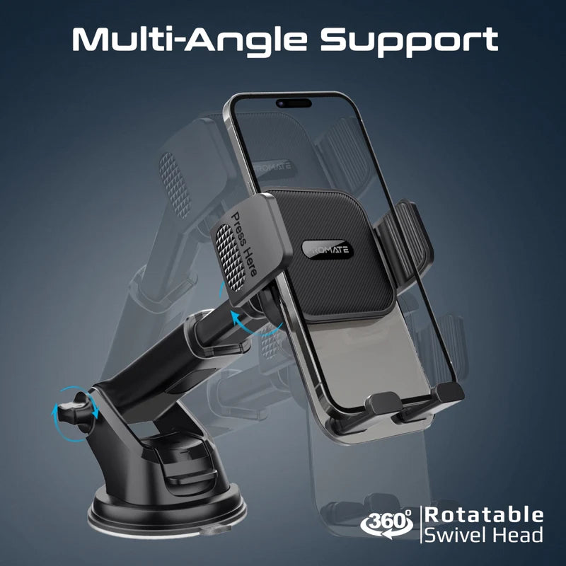 Promate Anti-Slip Secure Smartphone Car Mount Promate
