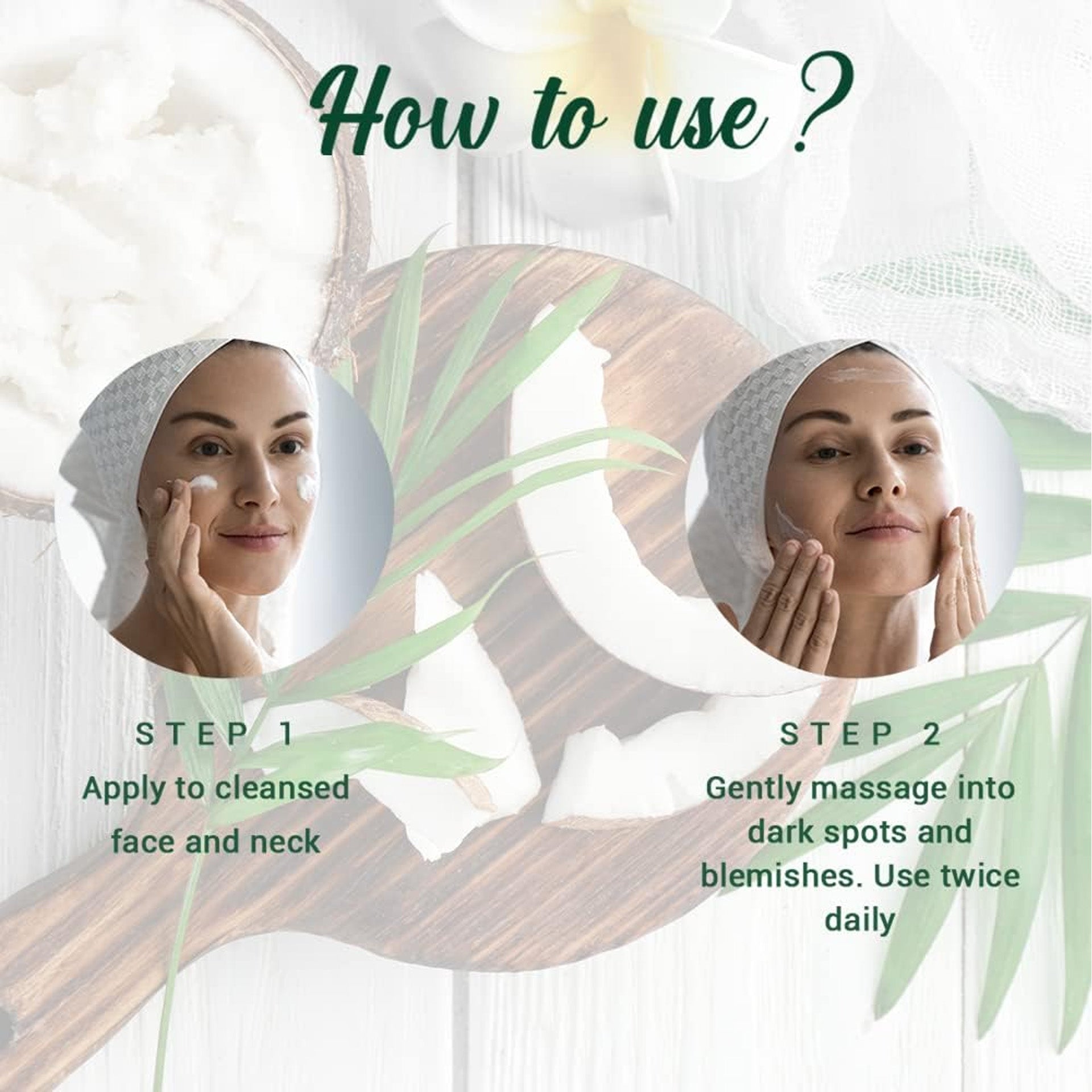 Biotique Bio Coconut Whitening and Brightening Cream for All Skin Types, 50g Biotique