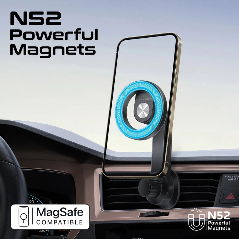 Promate MagGrip™ Cradleless Magnetic Ring Smartphone Holder for AC Vent Promate