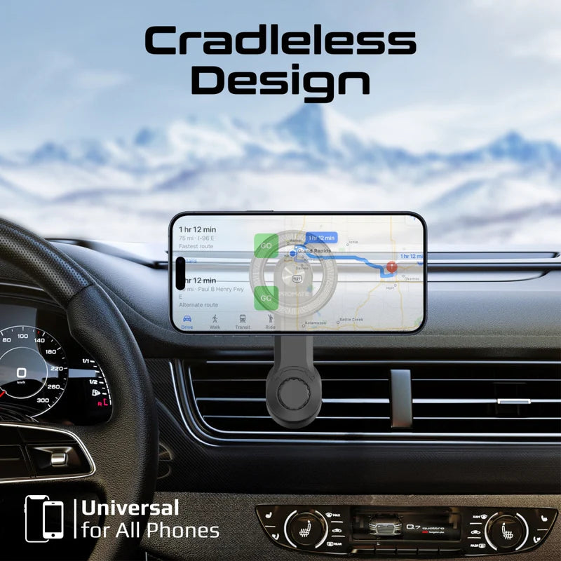 Promate MagGrip™ Cradleless Magnetic Ring Smartphone Holder for AC Vent Promate