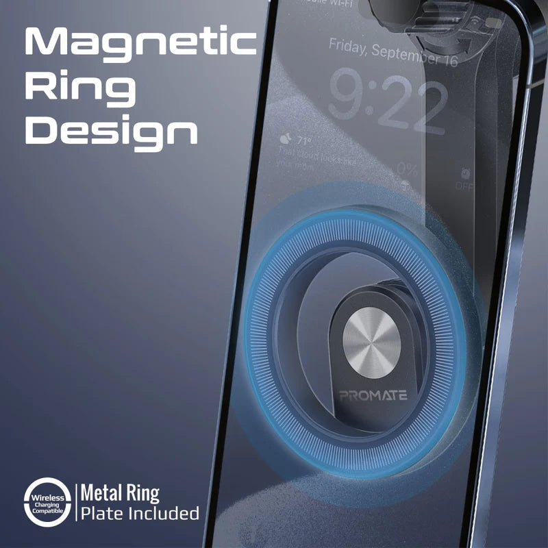 Promate MagGrip™ Cradleless Magnetic Ring Smartphone Holder for AC Vent Promate