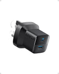 Anker 323 Charger (33W) with 3ft USB-C to USB-C Cable Bundle - Compact and Fast Charging Solution in Black ANKER