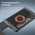 Promate Ultra-Slim Transparent Foldable 15W MagSafe compatible Wireless Charging Station Promate