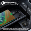 Promate 65W RapidCharge™ Transparent Mini Car Charger with Power Delivery & QC 3.0 Promate