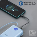 Promate 30000mAh Compact Power Bank with Built-In USB-C & Lightning Cable Promate