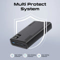 Promate Compact Smart Charging Power Bank with 20W PD Dual USB-C and 22.5W USB-A Ports Promate