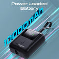 Promate Ultra Compact 35W SuperSpeed™ Power Bank with Built-In USB-C Cable Promate