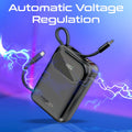 Promate Ultra Compact 35W SuperSpeed™ Power Bank with Built-In USB-C & Lightning Cable Promate