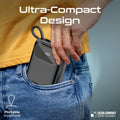 Promate Ultra Compact 35W SuperSpeed™ Power Bank with Built-In USB-C & Lightning Cable Promate