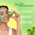 Dot & Key Anti-Acne Salicylic Green Clay Face Mask- Reduces Dark Spots And Balances Oil & Sebum DOT & KEY