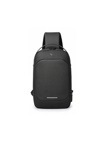 Mobcos Back Pack Black 8207 Smart Waterproof Laptop Backpack with USB Charging Port Ð Anti-Theft Oxford Fabric Work & Travel Backpack for Men & Women, Lightweight Professional Daypack Laptop Mobcos