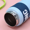 Mobcos Stainless Steel Water Bottle - Double Wall Vacuum Insulated Bottle with Straw Lid 650ml MOBCOS
