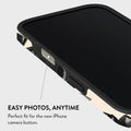 Mobcos iPhone 17 Pro Perfect Bow Premium Case Compatible with Hybrid Dual-Layer Hard Shell + Silicone Protection - Scratch-Resistant Shockproof Mobile Cover Mobcos