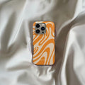 Mobcos iPhone 17 Pro Max Sunset Swirl Premium Case Compatible with Hybrid Dual-Layer Hard Shell + Silicone Protection - Scratch-Resistant Shockproof Mobile Cover Mobcos