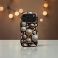 Mobcos iPhone 17 Pro Mocha Premium Case Compatible with Hybrid Dual-Layer Hard Shell + Silicone Protection - Scratch-Resistant Shockproof Mobile Cover Mobcos
