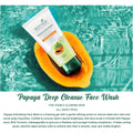 Biotique PAPAYA FACE WASH WITH PLANT DERIVED COLLAGEN Deep Cleanse For Glowing Skin All Skin Types-150ml Biotique