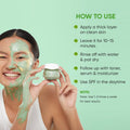 Dot & Key Anti-Acne Salicylic Green Clay Face Mask- Reduces Dark Spots And Balances Oil & Sebum DOT & KEY