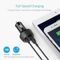 Anker 24W 2-Port Lightning Car Charger - PowerDrive 2 Elite with 3ft MFI Certified Lightning Cable, PowerIQ for iPhone XS/Max/XR/X/8/Plus, iPad Air 2/Mini 4, Galaxy, LG, Nexus, HTC, and More ANKER