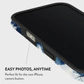 Mobcos iPhone 17 Pro Velvet Night Premium Case Compatible with Hybrid Dual-Layer Hard Shell + Silicone Protection - Scratch-Resistant Shockproof Mobile Cover Mobcos