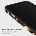 Mobcos iPhone 17 Pro Mocha Premium Case Compatible with Hybrid Dual-Layer Hard Shell + Silicone Protection - Scratch-Resistant Shockproof Mobile Cover Mobcos