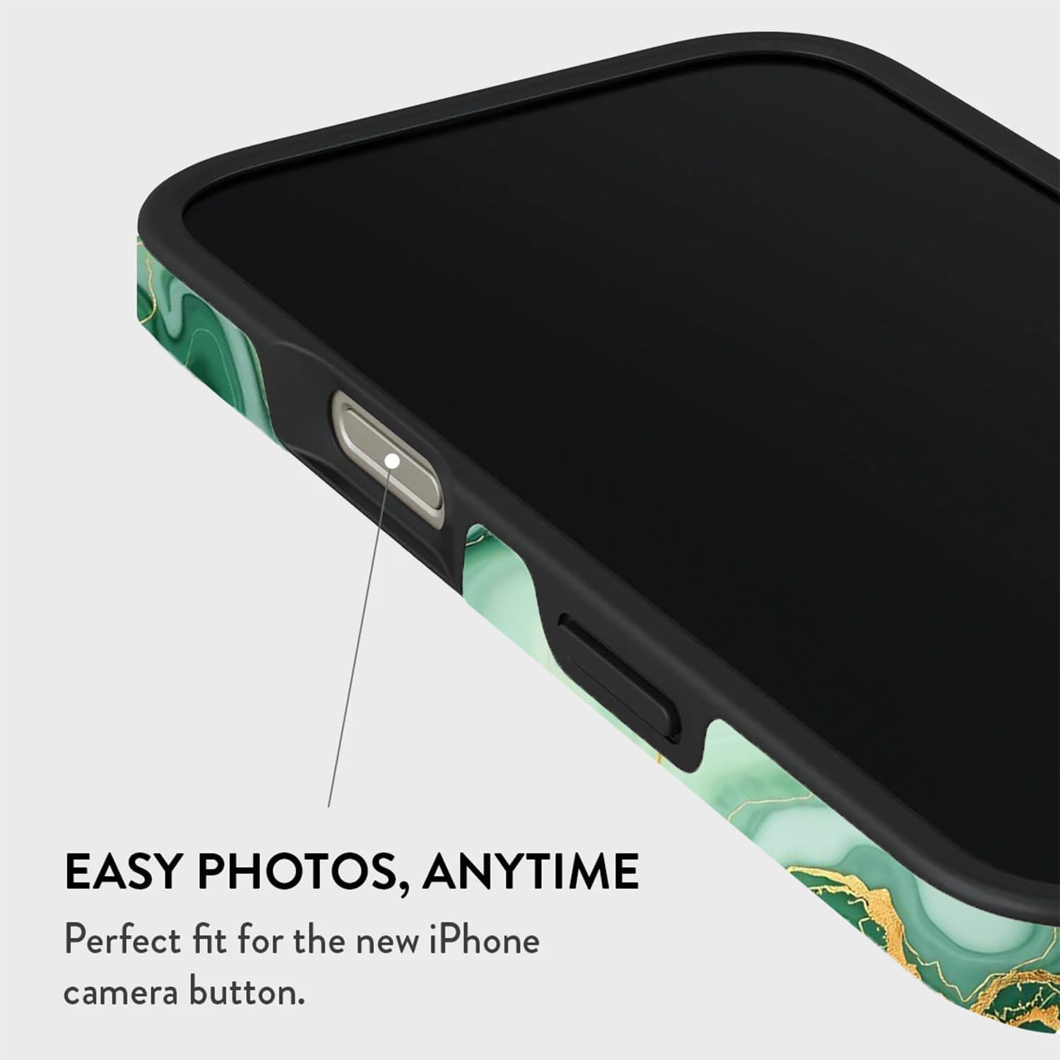 Mobcos iPhone 17 Pro Emerald Flow Premium Case Compatible with Hybrid Dual-Layer Hard Shell + Silicone Protection - Scratch-Resistant Shockproof Mobile Cover Mobcos