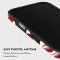 Mobcos iPhone 17 Pro Max Bloome Premium Case Compatible with Hybrid Dual-Layer Hard Shell + Silicone Protection - Scratch-Resistant Shockproof Mobile Cover Mobcos