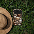 Mobcos iPhone 17 Pro Mocha Premium Case Compatible with Hybrid Dual-Layer Hard Shell + Silicone Protection - Scratch-Resistant Shockproof Mobile Cover Mobcos