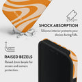 Mobcos iPhone 17 Pro Max Sunset Swirl Premium Case Compatible with Hybrid Dual-Layer Hard Shell + Silicone Protection - Scratch-Resistant Shockproof Mobile Cover Mobcos