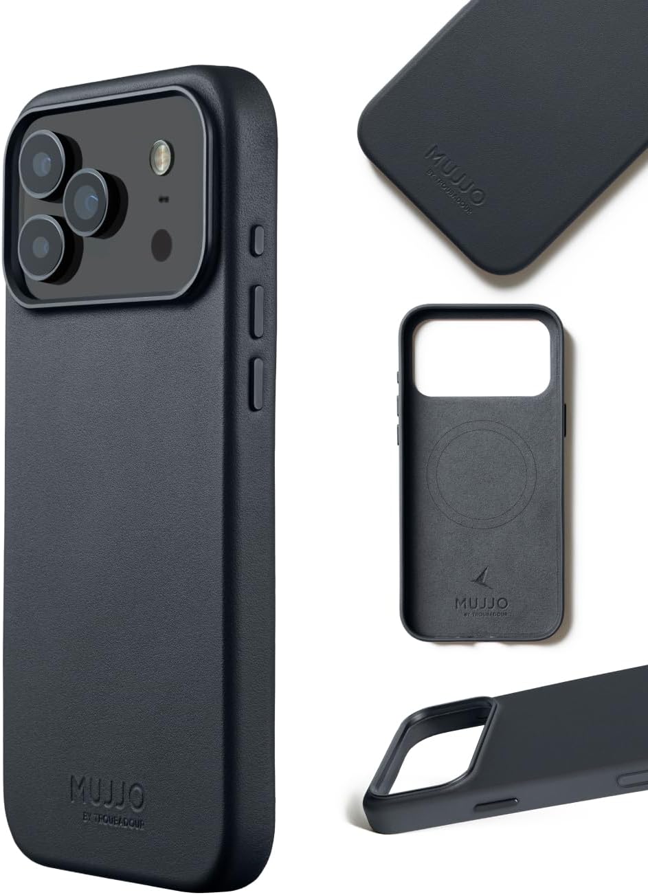 iPhone 17 Pro Max Leather Case - Basalt With Magsafe Crafted From Premium Leather