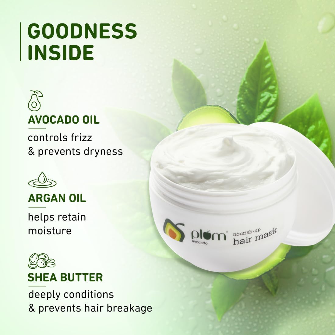 Plum Avocado Nourish Up Hair Mask 250g