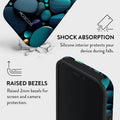 Mobcos iPhone 17 Pro Max Ocean Drift Premium Case Compatible with Hybrid Dual-Layer Hard Shell + Silicone Protection - Scratch-Resistant Shockproof Mobile Cover Mobcos