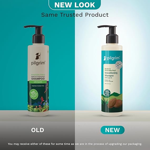 Pilgrim Keratin Hair SMOOTHENING SHAMPOO for Dry & Frizzy hair