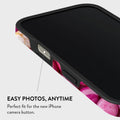 Mobcos iPhone 17 Pro Max Blushia Premium Case Compatible with Hybrid Dual-Layer Hard Shell + Silicone Protection - Scratch-Resistant Shockproof Mobile Cover Mobcos