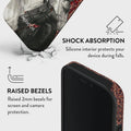 Mobcos iPhone 17 Pro Max Dynasty Premium Case Compatible with Hybrid Dual-Layer Hard Shell + Silicone Protection - Scratch-Resistant Shockproof Mobile Cover Mobcos