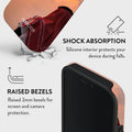 Mobcos iPhone 17 Pro Max Solvyn Premium Case Compatible with Hybrid Dual-Layer Hard Shell + Silicone Protection - Scratch-Resistant Shockproof Mobile Cover Mobcos