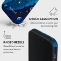 Mobcos iPhone 17 Pro Stellix Premium Case Compatible with Hybrid Dual-Layer Hard Shell + Silicone Protection - Scratch-Resistant Shockproof Mobile Cover Mobcos