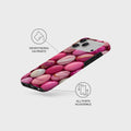 Mobcos iPhone 17 Pro Max Blushia Premium Case Compatible with Hybrid Dual-Layer Hard Shell + Silicone Protection - Scratch-Resistant Shockproof Mobile Cover Mobcos