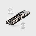 Mobcos iPhone 17 Pro Modern Muse Premium Case Compatible with Hybrid Dual-Layer Hard Shell + Silicone Protection - Scratch-Resistant Shockproof Mobile Cover Mobcos