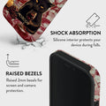 Mobcos iPhone 17 Pro After Dark Premium Case Compatible with Hybrid Dual-Layer Hard Shell + Silicone Protection - Scratch-Resistant Shockproof Mobile Cover Mobcos