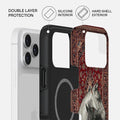 Mobcos iPhone 17 Pro Max Dynasty Premium Case Compatible with Hybrid Dual-Layer Hard Shell + Silicone Protection - Scratch-Resistant Shockproof Mobile Cover Mobcos