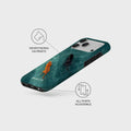 Mobcos iPhone 17 Pro Max Liora Premium Case Compatible with Hybrid Dual-Layer Hard Shell + Silicone Protection - Scratch-Resistant Shockproof Mobile Cover Mobcos