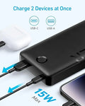 Anker 323 PowerCore 10,000mAh Portable Charger – Black ANKER