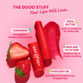 Dot & Key Barrier Repair Hydrating Lip Balm SPF 50 Strawberry Red Repairs Damaged High Tinted 4.5 gm DOT & KEY