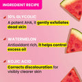 Dot & Key Watermelon 10% Glycolic Serum for Face Glowing, With KojicI | Targets Pigmentation & Dark Spots | Targets Dullness, Uneven Texture, Sebum & Excess Oil | Serum For Oily & Normal Skin | 30ml DOT & KEY