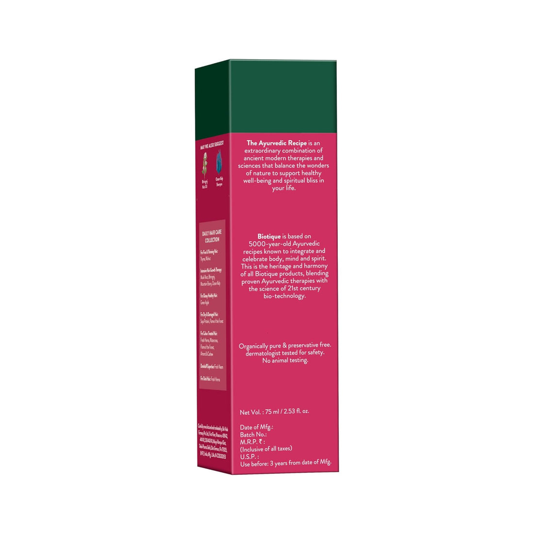 Biotique Bio Mountain Ebony Vitalizing Serum For Falling Hair Intensive Hair Growth Treatment, 120ML, Multi Biotique
