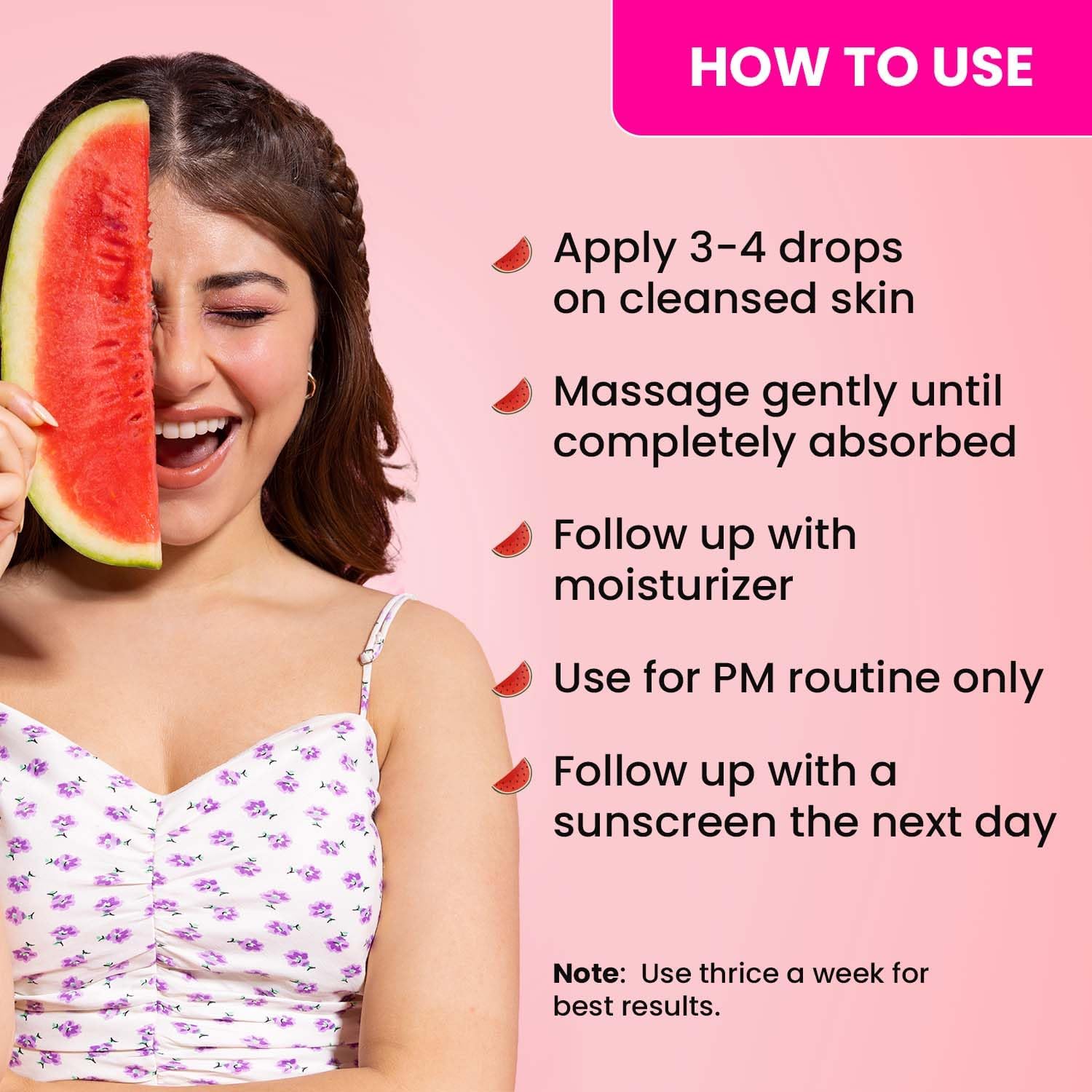 Dot & Key Watermelon 10% Glycolic Serum for Face Glowing, With KojicI | Targets Pigmentation & Dark Spots | Targets Dullness, Uneven Texture, Sebum & Excess Oil | Serum For Oily & Normal Skin | 30ml DOT & KEY